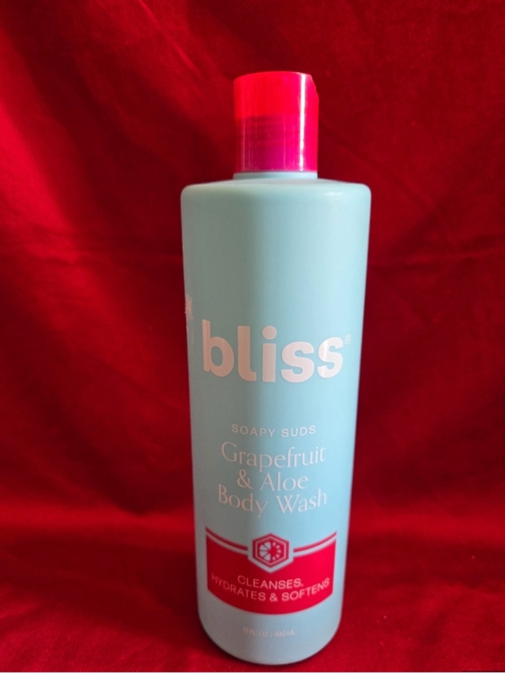 Bliss NEW Soapy Suds Grapefruit & Aloe Body Wash 17 Fl. Oz.